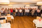 The anniversary of the Rhomberg Group with Managing Directors Hubert Rhomberg and Ernst Thurnher, Representative of the Federal Guild of Construction at the Austrian Federal Economic Chamber Peter Keckeis, and Vice President of the Chamber of Labour, Bernhard Heinzle.