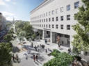 Funkhaus-Perspektive Vorplatz_(c)BWM Designers & Architects, Landschaftsplanung Lindle+Bukor_Telegram71